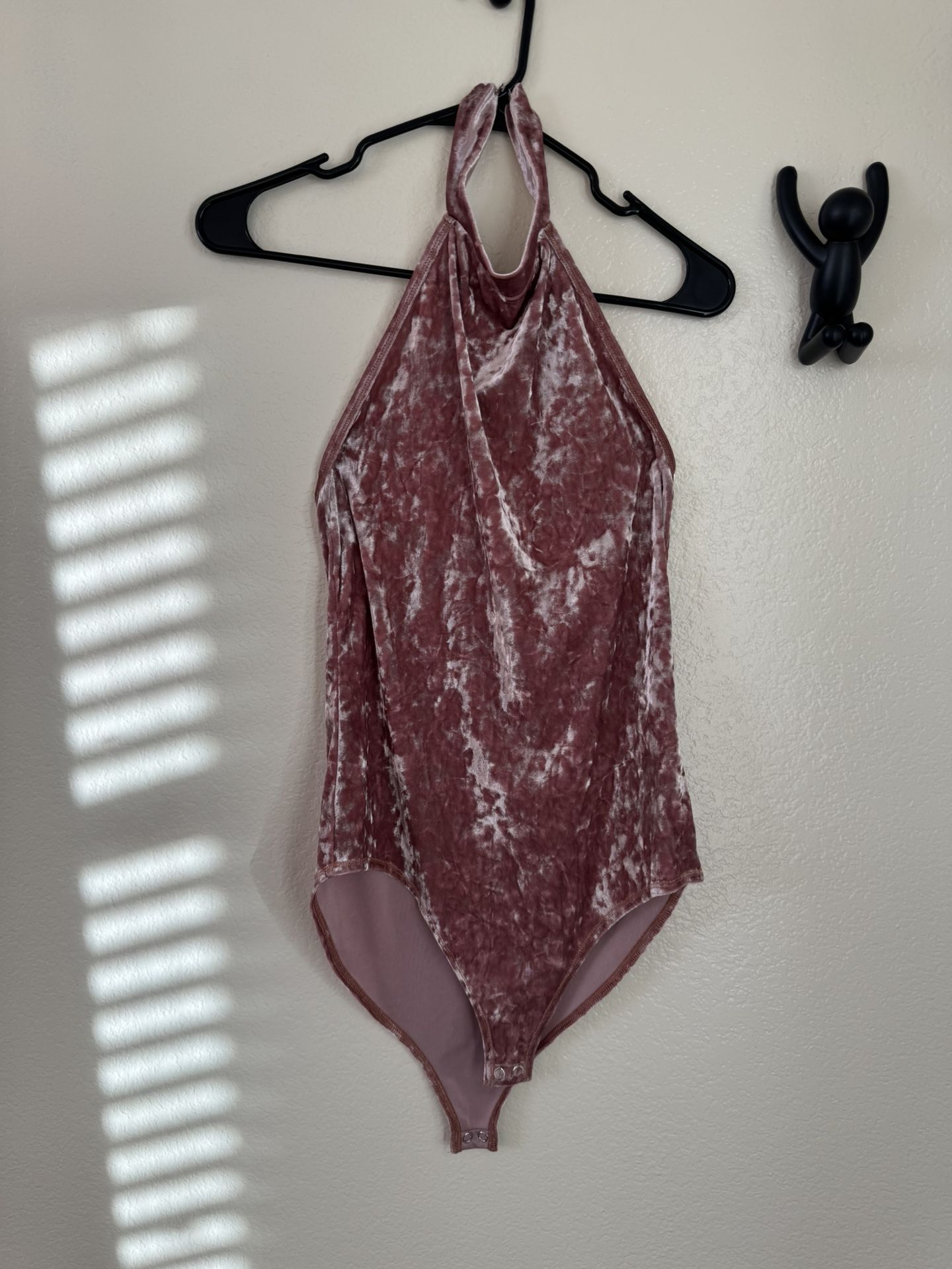 Pink Velvet Forever 21 Halter Top