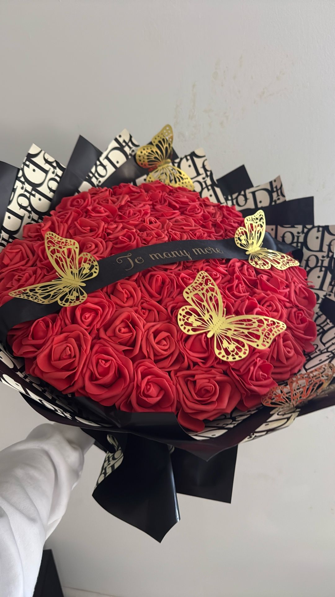 Anniversary Bouquet 75 eternal roses 