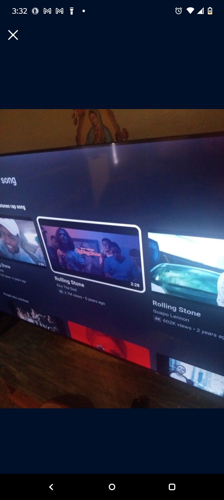 TCL 65' Flat screen Smart/ Roku TV 