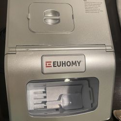 Euhomy Ice Maker Machine Countertop, 40Lbs/24H Auto Self-Cleaning, 24 pcs Ice Cu