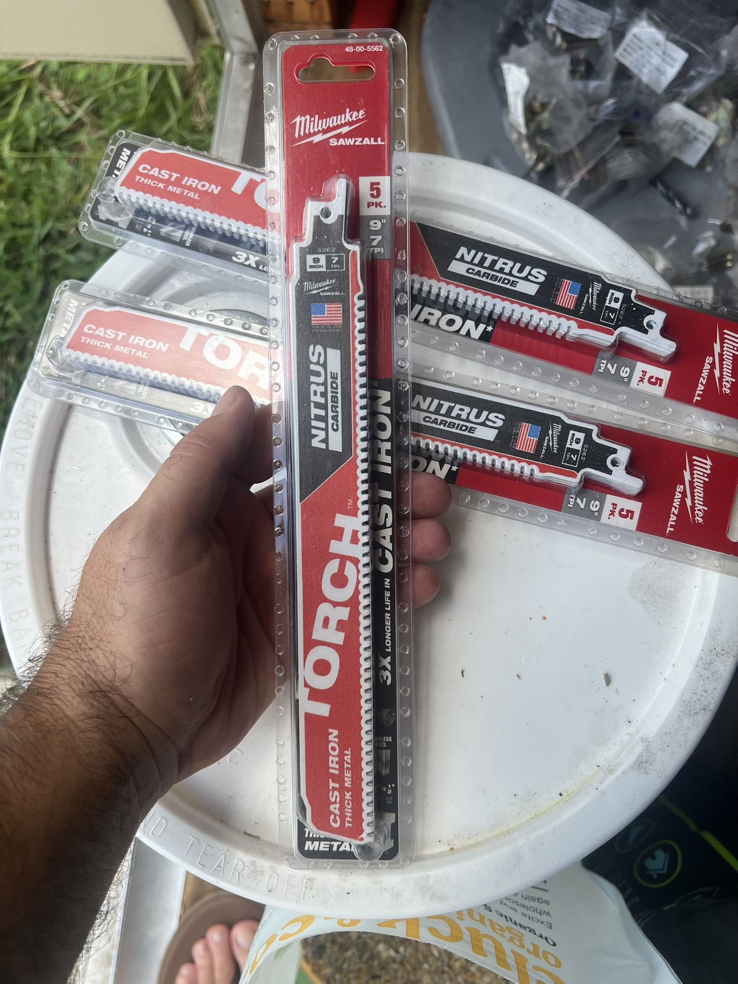 Milwaukee Sawzall Blades / Cast Iron
