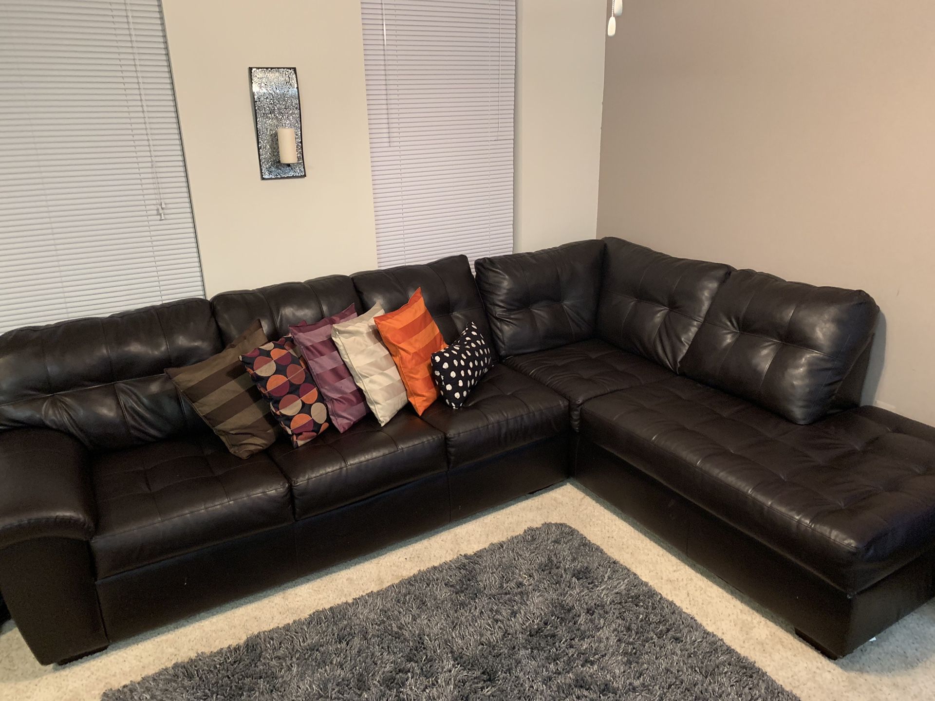 Brow two piece sectional sofa