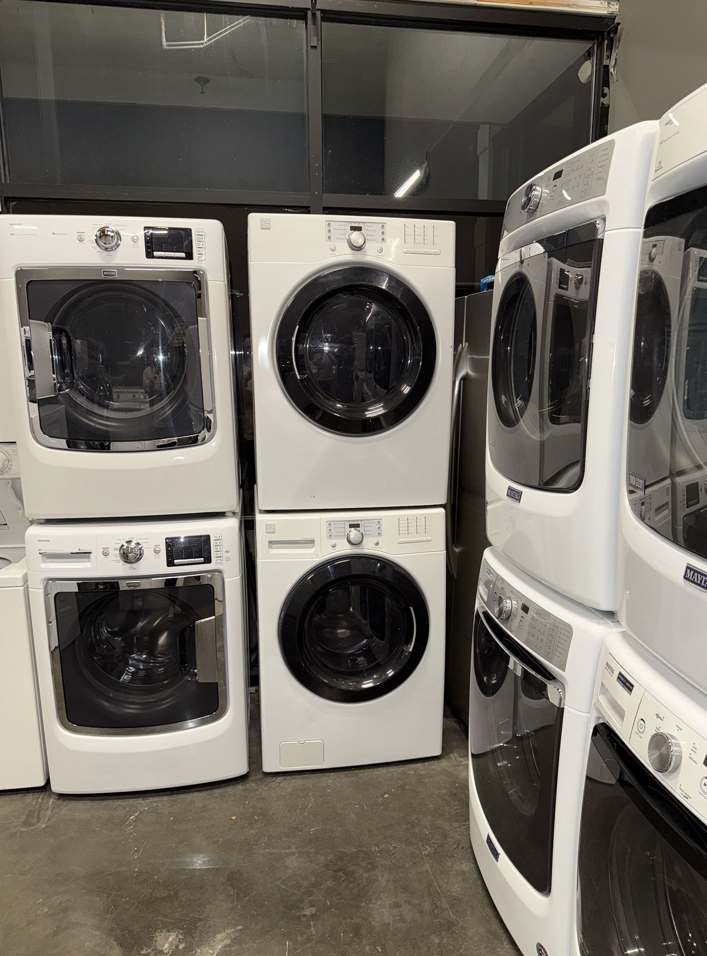 KENMORE XL CAPACITY WASHER DRYER ELECTRIC SET 