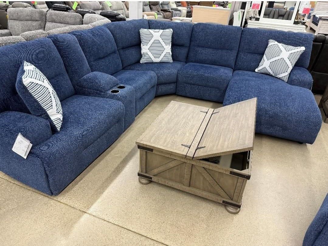 Power Reclining Sectional Couch Set 🌟 Acklen Sectional Extra Discount Code RSG 
🔥🔥 Mention OfferUp for this Special Price!!