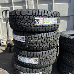 285/70/17 Falken Wildpeak AT4W ALL TERRAIN Tires- LLANTAS NUEVAS- INSTALLED AND BALANCING 