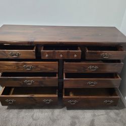 Solid Wood Dresser 
