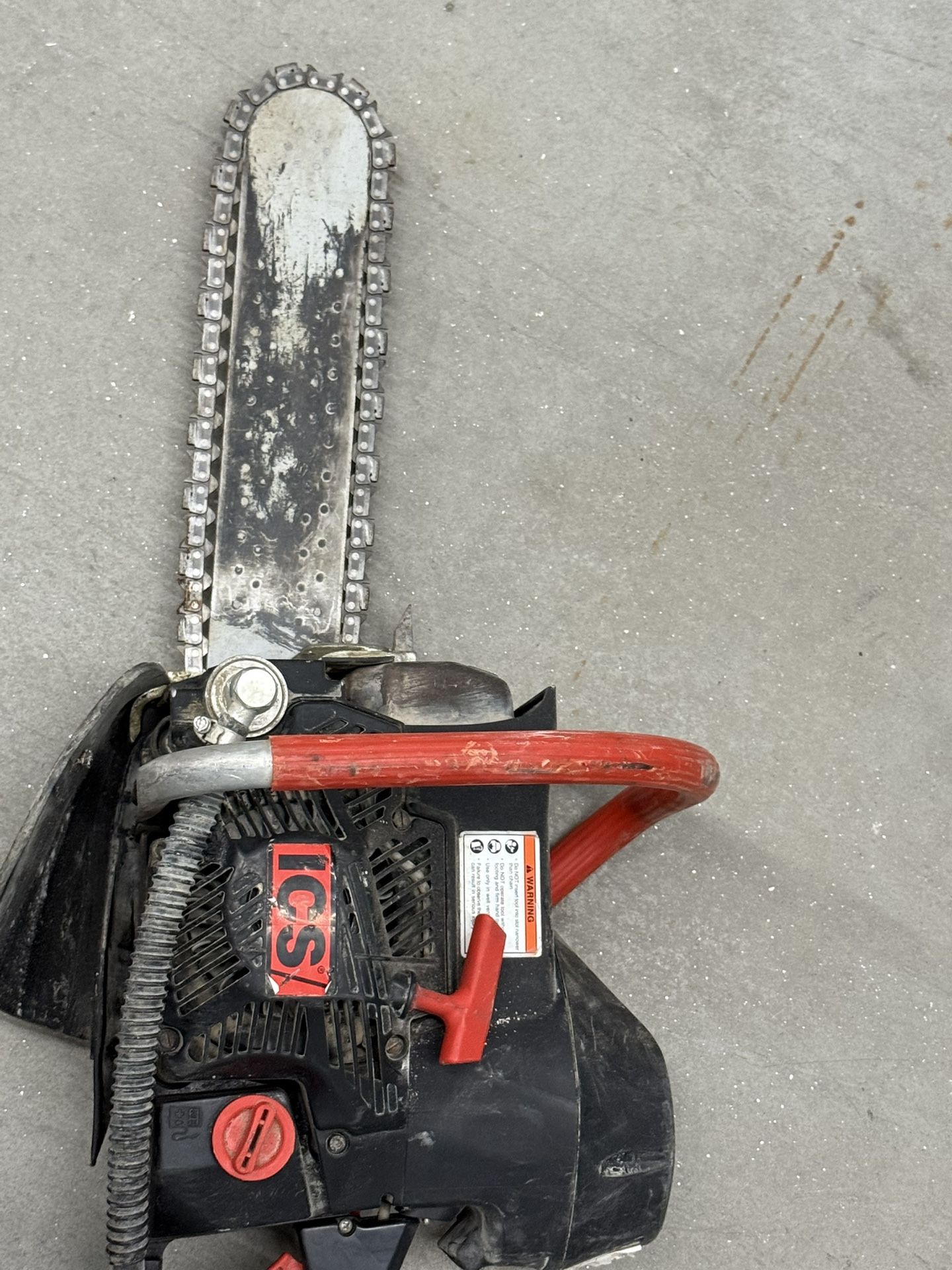 ICS 695XL GC model. The "GC" Concrete Saw