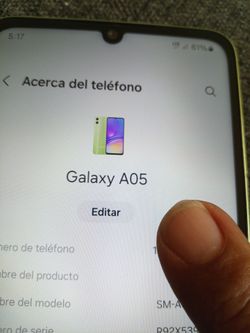 Telefono Samsung Galaxy A05 unlock de 2 sindcar casi Nuevo con su cargador y cable lo puedes usar en cualquier pais