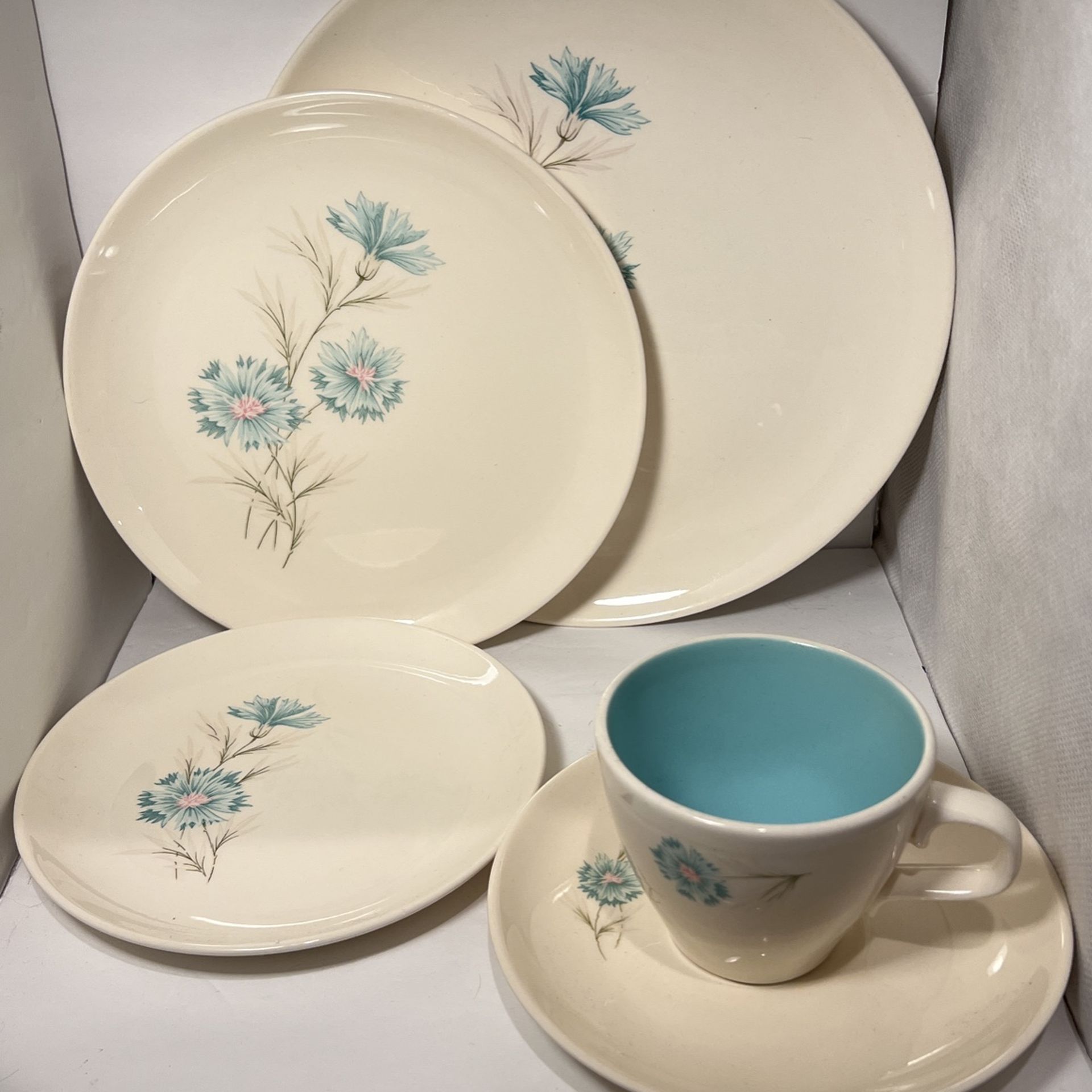Taylor Smith Taylor Boutonnière Vintage Dinnerware. 5-piece Set