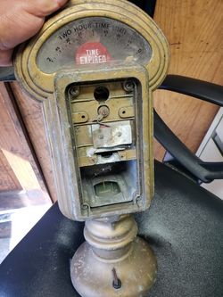 Antique Brass Parking Meter