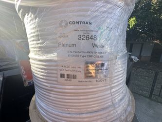 Cat 5e Plenum Cable 1000 Ft