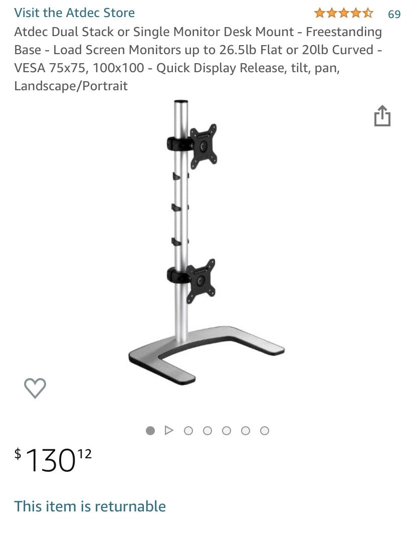 Computer Monitor Stand’s Will Hold 4