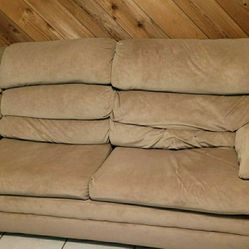 18ft Sectional  Microfiber  With Recliner And Pull Out Bed Can Deliver Okc Area 40