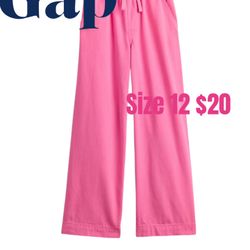 Kids High Rise Pull-On Wide-Leg Jeans New Size XL 12 💖FIRM PRICE 