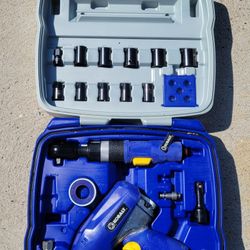 Kobalt air driver/rachet set with case 