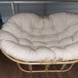 Papasan Loveseat Couch