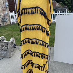 Yellow Dir3 With Tassels 