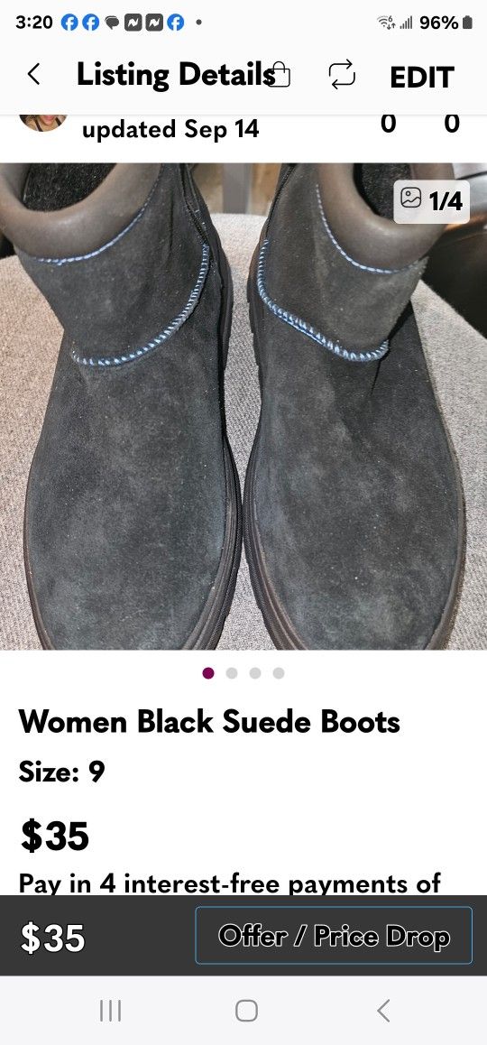 Koolaburra Black Suede Boots