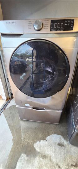 Samsung front load washer and gas dryer