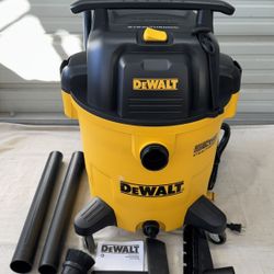 Like New, Excellent Condition DEWALT Stealthsonic Quiet 16-Gallon 6.5 HP Corded Wet/Dry Shop Vacuum with Accessories