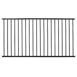 Metal, Solid Black Fence 