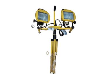 Workforce Twin Head Yellow Work Light