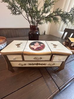 Antique Musical Jewelry box