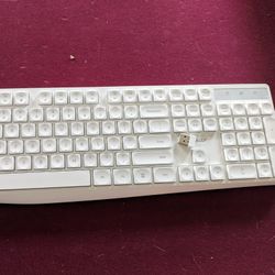 Macally White Cordless Keyboard 