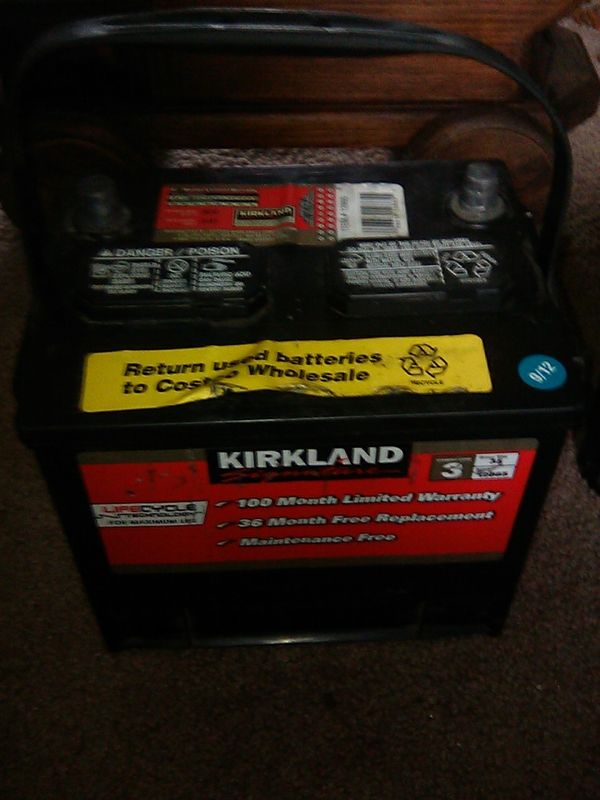 Battery group size 35 800 cranking amps640 cold cranking amps kirkland