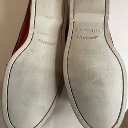 Handcrafted artesanal G.H Bass&Co  orange Hampton S14 size 10