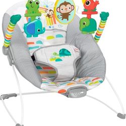 Bright Starts Playful Paradise Baby Bouncer – Brand New!