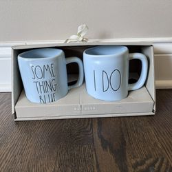 New Rae Dunn Wedding Engagement Coffee Cup Mugs 
