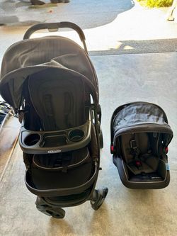 Graco Modes Travel System + SnugRide SnugLock 35 Infant Car Seat
