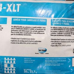 Laticrete 4-XLT (3) 50lb bags, WHITE. $40 for all 3 bags!