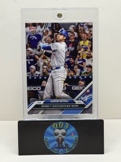 ITS SHOTIME🔥 2024 Topps NOW #722 Shohei Ohtani 1st 50/50 Club Member LA Dodgers