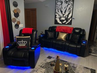 Black Living Room Set