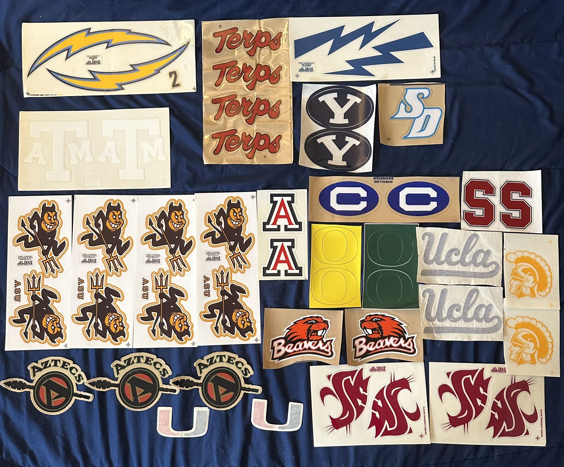 Official NCAA and NFL Helmet Decals + Stickers
