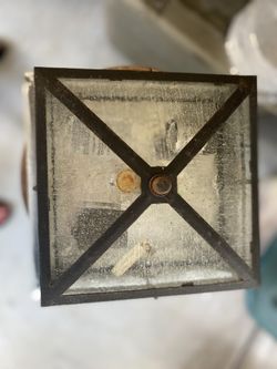 Outside Lamps with Cables