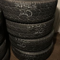 Set of 275/65/20 Cooper