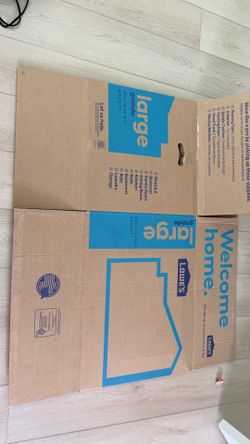 Lowe’s Large moving boxes
