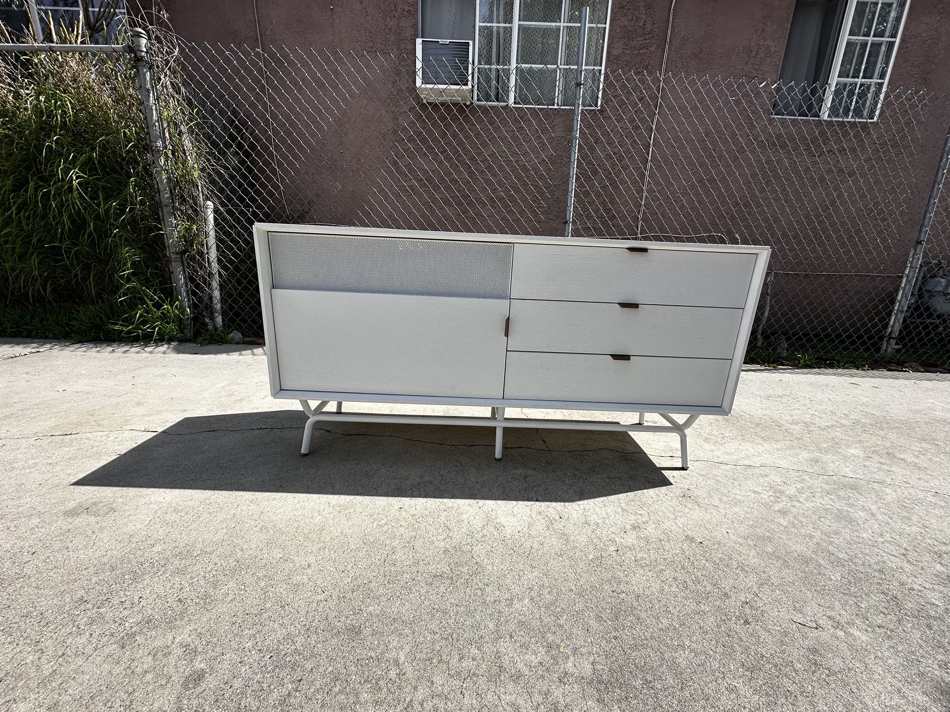 Blu Dot Media Console Entertainment Center Tv Stand Sideboard Credenza Cabinet