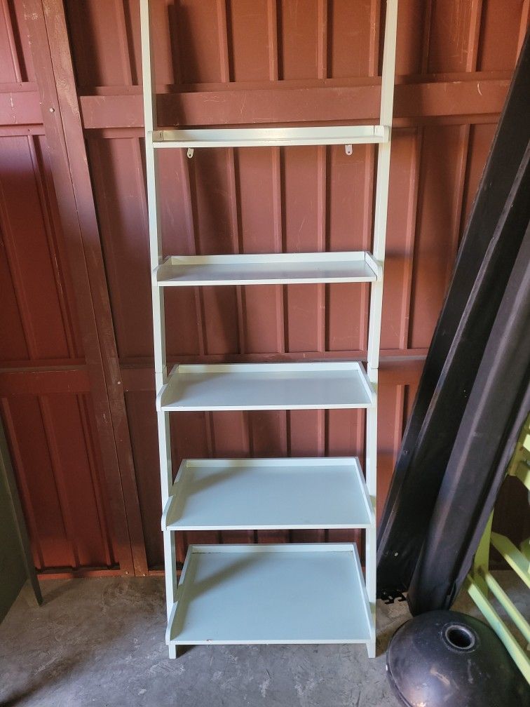 5 Shelves Of Mint Green, Laundry, Plants, Kitchen Ext