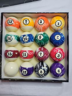 Pool Balls, Marbled