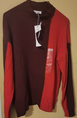 Burgundy And Red Sweater
