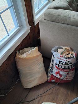 Wood pellet bags