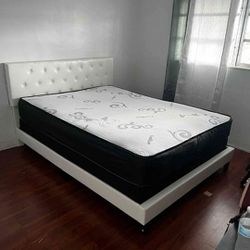 Queen Mattress Bed New Bed Frame With MATTRESS Included 