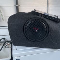 Dual Coil HE2 Punch Subwoofer With  100w  Amp Custom Made  Box For 2020 Up AccordAmp