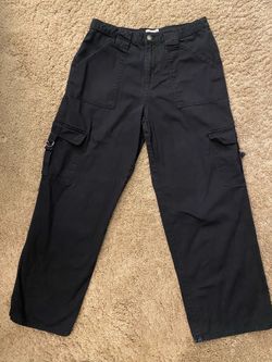 RSQ Womens Black Cargo Pants Size 31