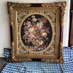 Victorian Wall Frame Brush Gold