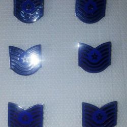 Set Of 6 USAF Lapel Pins